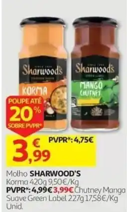 Auchan molho sharwood's promoção