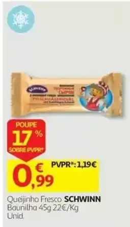Auchan Queijinho Fresco Schwinn promoção