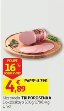 Auchan Mortadela triporosenka promoção