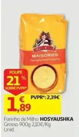 Auchan Farinha de Milho Hosyaushka promoção