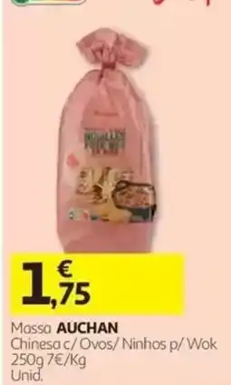 Auchan Massa auchan promoção