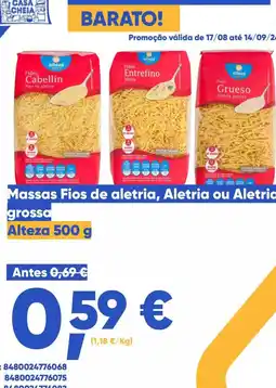 Casa Cheia Massas Fios de aletria, Aletria ou Aletria grossa Alteza promoção