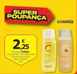 Auchan Champô cosmia extra gentle camomila e mel promoção