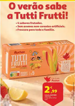 Auchan Gelado auchan tutti frutti promoção