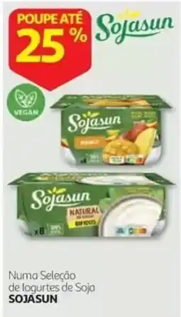 Auchan logurtes de soja sojasun promoção