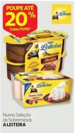 Auchan Mousse de chocolate leiteira promoção