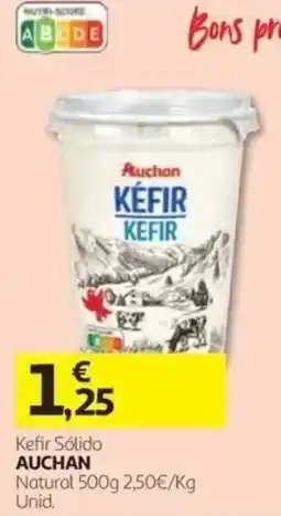 Auchan Kefir sólido auchan promoção