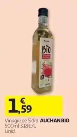 Auchan Vinagre de Sidra Auchan Bio promoção
