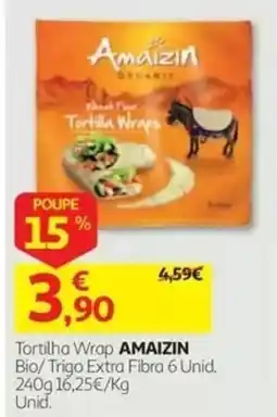 Auchan Tortilha Wrap Amaizin promoção