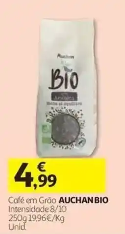 Auchan Café em grão auchanbio promoção