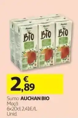 Auchan Sumo auchan bio maçã promoção
