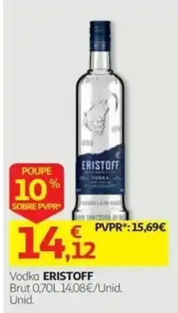 Auchan Vodka eristoff promoção