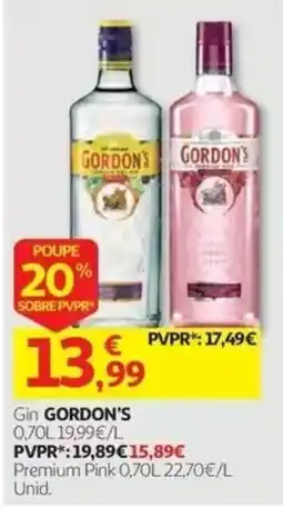 Auchan Gin Gordon's promoção