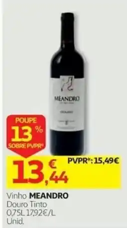 Auchan Vinho Meandro promoção