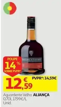Auchan Aguardente Velha Aliança promoção