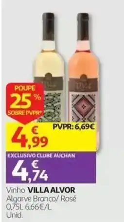 Auchan Vinho Villa Alvor promoção