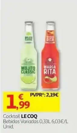 Auchan Cocktail le coq promoção