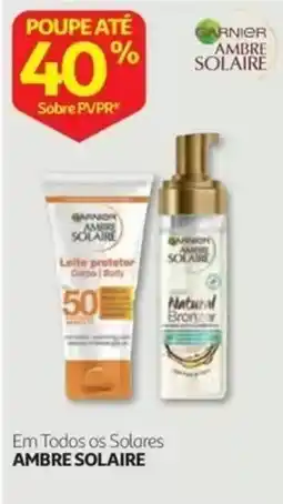 Auchan Garnier ambre solaire leite protetor corpo body 50 promoção