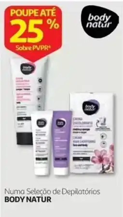 Auchan Numa Seleção de Depilatórios Body Natur promoção