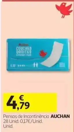 Auchan Pensos de Incontinência Auchan promoção