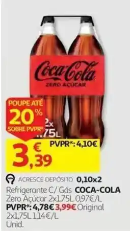 Auchan Coca-Cola Zero Açúcar promoção