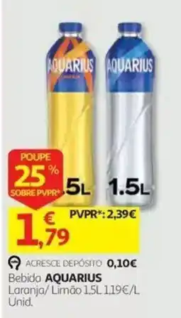 Auchan Bebida Aquarius promoção