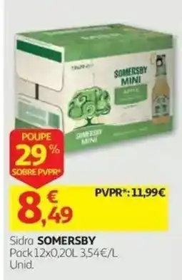 Auchan Sidra somersby promoção