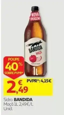 Auchan Sidra Bandida Maçã promoção