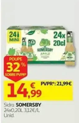 Auchan Sidra somersby promoção
