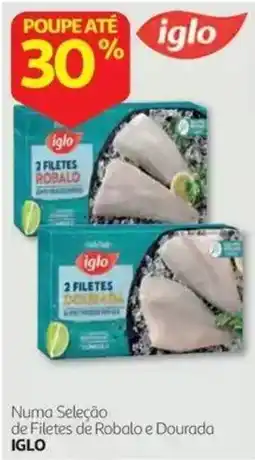 Auchan filetes de robalo e dourada iglo promoção