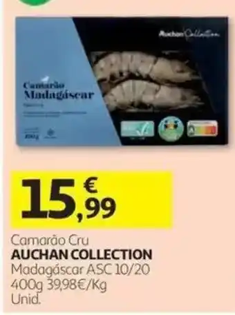 Auchan Camarão cru auchan collection promoção