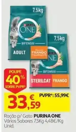 Auchan Ração p/ Gato PURINA ONE promoção