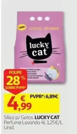 Auchan Sílica p/ Gatos LUCKY CAT promoção