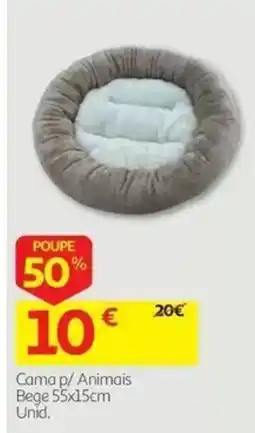 Auchan Cama p/ Animais Bege promoção