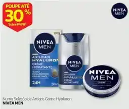 Auchan nivea men creme hidratante anti-idade hyaluron promoção