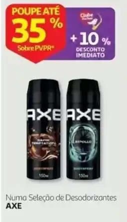 Auchan Numa Seleção de Desodorizantes AXE promoção