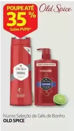 Auchan Old Spice numa seleção de géis de banho promoção