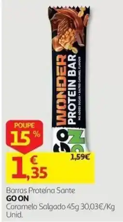 Auchan Barra Proteína Sante Go On promoção