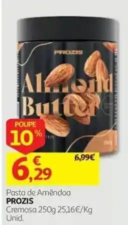 Auchan Pasta de Amêndoa Prozis promoção