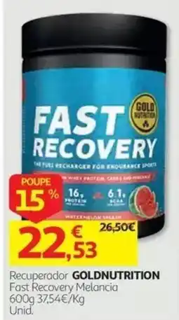 Auchan recuperador goldnutrition promoção