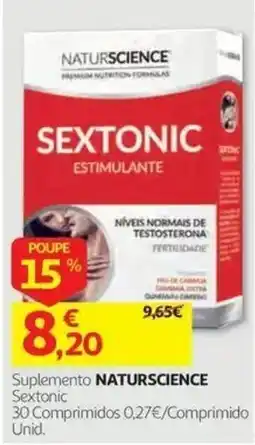 Auchan Suplemento Naturscience Sextonic promoção