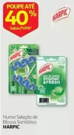 Auchan Blocos Sanitários Harpic promoção