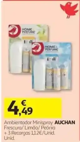 Auchan ambientador minispray auchan promoção