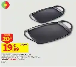 Auchan Tabuleiro Grelhador Bioflon promoção