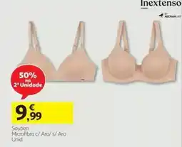 Auchan Soutien Inextenso Microfibra c/ Aro/ s/ Aro promoção