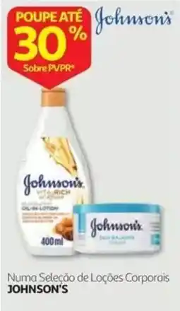 Auchan Johnson's loções corporais promoção