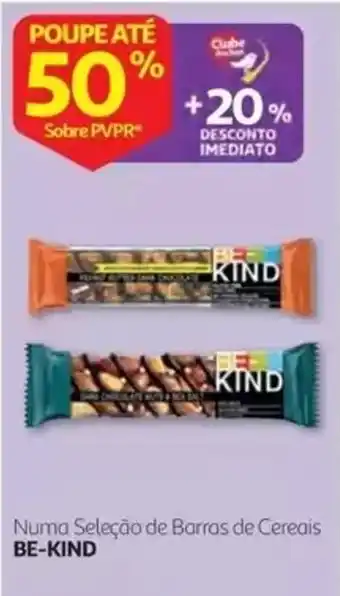 Auchan Barra de cereais be-kind promoção