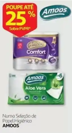 Auchan Papel Higiênico Amoos promoção