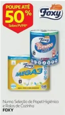 Auchan Papel Higiênico Foxy promoção