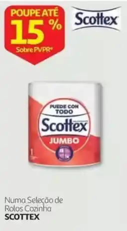 Auchan Rolos cozinha scottex promoção